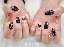 ビアンカ ネイルサロン 大宮店(Bianca)/手描きハートアート♪
