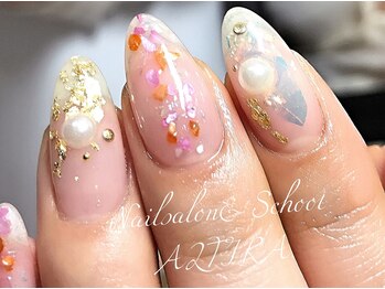 ネイルサロンアンドスクール アルティラ(Nail Salon& School ALTIRA)/シェル*フィルム*金粉
