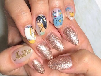 ボーホーネイルズコレクション(BOHO NAILS COLLECTION)/キャラクターネイル