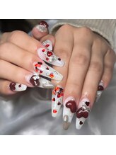 レディスペネイル ノマエ 名駅店(Redispe nail nomae)/ハートチョコレート！ 担当緑谷