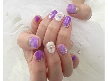 ジェー エス シー ネイル(J.S.C.nail)/お花ネイル