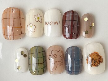 カラ ネイル 中津店(calla nail)/らくがきネイル