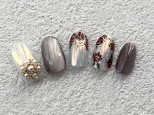 ネイルサロン ロゼプリュム/大人可愛い少し華やかプラン