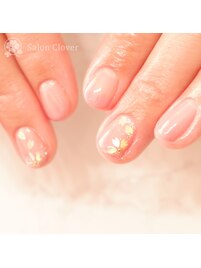 ふんわりグラデ×春カラー×桜