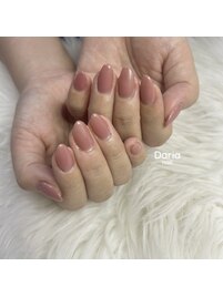 美フォルムワンカラーネイル