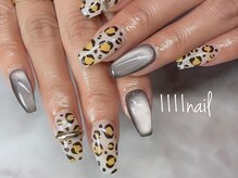 イチイチイチイチネイル(1111nail)/ブラックマグ×レオパ♪