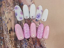 ネイルサロンセレーネ(Selene)/シンプルフラワーネイル！