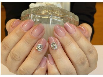 アトリエルリアン(Atelier Le Lien)/大人ネイル/スワロボール