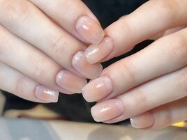 オレンジチークネイル(みな)