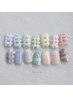 【ハンド】＼new／ チェックネイル　春/韓国/インク/ぷっくり ￥8800→￥7900
