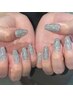 【Hand】フラッシュネイル ¥7700 ＊パラジェル無料/フィルイン