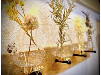 東合川はりきゅう整骨院/お客様から頂いたものをDIY♪