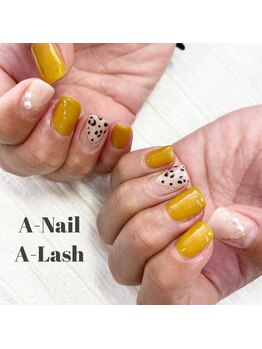 エーネイル エーラッシュ(A-NAIL A-LASH)/定額ハンド【倉敷】