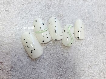 クロトネイル(clotho nail)/simple☆アート 7000円