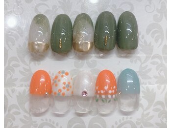 ティーエヌ 本厚木店/夏ネイル☆6000円【6600円税込】