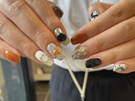 個性派ネイル。