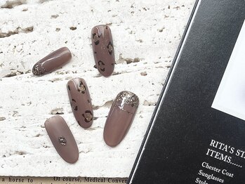 プロモート 岡山城下店(Promote)/レオパード×クリアブラウン