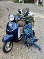 そね健康整骨院 キャンプの時は原付バイクで行けるとこまで旅しています!