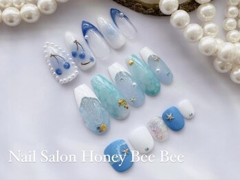 ハニービービー(Honey Bee Bee)の写真/リーズナブルでも仕上がりに妥協なし!!ハイクオリティ×抜群のセンスでリピ-タ-急増中★この夏も華やかに♪