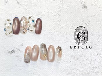 エアフォルク 銀座(ERFOLG)/クリアパーツ夏ネイル！
