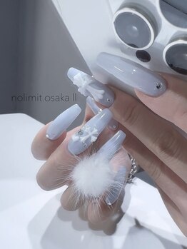 ノーリミットオオサカ 心斎橋(NOLIMIT.OSAKA)/フィルイン/長さだしネイル