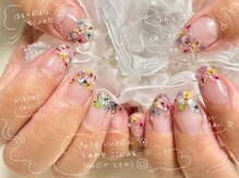 ネイルガール 銀座(Nail girl)/押し花ネイル
