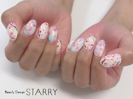 春　桜ラブリーネイル