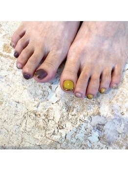 プライベートネイルサロン キャンバス(CANVAS)/フット ニュアンスネイル