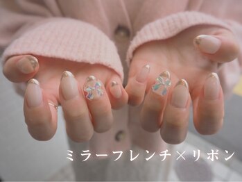 カーム(CALM)/ミラーフレンチネイル♪