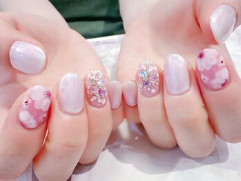 ラルネイル 大宮(Lull. nail)/#フラワー#キラキラ