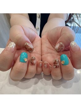 フルール(Nail salon fleur)の写真/ジェルネイル初心者さんも◎相談しながらデザインを決めるから理想の指先に★