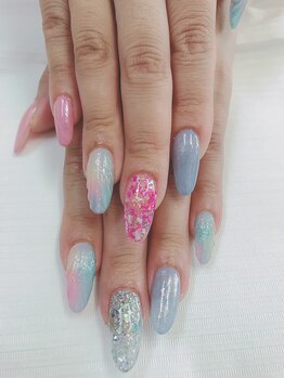 アールネイル(Rnail)/人魚のウロコネイル◆6000円