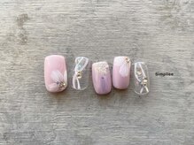 シンプリー ネイルアンドアイラッシュ 祖師谷大蔵店(Simpliee Nail&Eyelash)/フラワーネイル