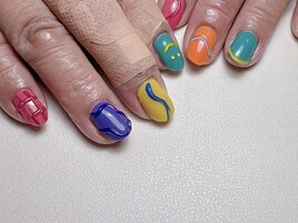 カラフルネイル