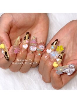 ワイズ 久屋大通(Y's)/ボンボンドロップネイル