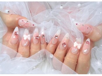 マルチューネイル 池袋(MARUCHU NAIL)/長さ出し/チックネイル