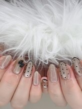 アンドネイルアンドビューティー(&NAIL and Beauty)/大人なガーリーネイル