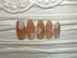 ホワイトニュアンス【シンプル】