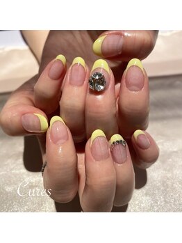 キュアーズ ネイル(CURES NAIL)/イエローフレンチ