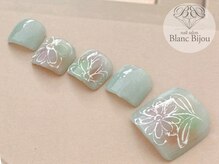 ブランビジュー(Blanc Bijou)/フット  フラワーネイル