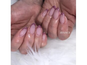 アヴァンセ(AVANCE)/ピンクフレンチネイル