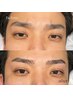 【毛流れも調整して濃くしたい方】眉毛Waxスタイリング＋パーマ　¥6900
