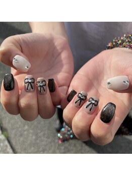 アネラ(Anela)/ribbon nail