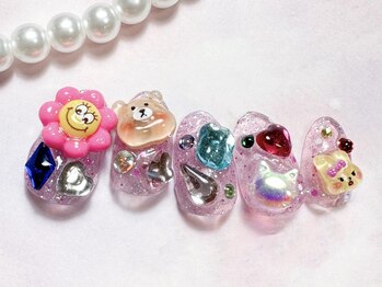 リコリコネイル(Riko Riko Nail)/【NEW】定額デザインE