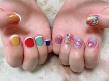 ネイルヤサン(nail ya sun)/カラフル*ちぐはぐ