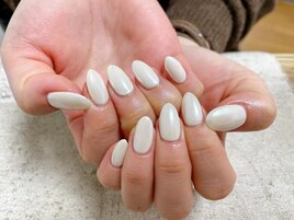 サテンネイルワンカラー