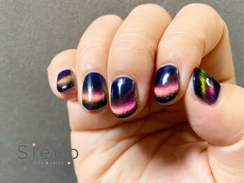 スリープ 中目黒(Sleep nakameguro)/マグネットネイル/hiromi