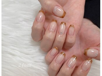 ニーヨンネイル(24nail)/ニュアンスフレンチ