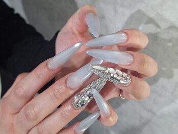 カディ(Kady)の写真/【持ち込みデザイン9割超♪】スカルプ×個性派ニュアンスはお任せ◎洗練されたワンランク上の指先へ★