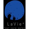 フットケアサロン ラヴィ(La Vie+)ロゴ